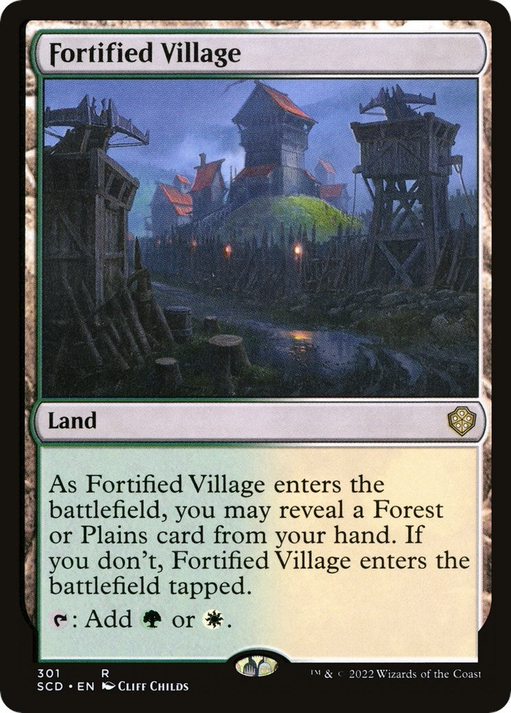 Image for Fortified Village (301) (SCD) - Magic: The Gathering