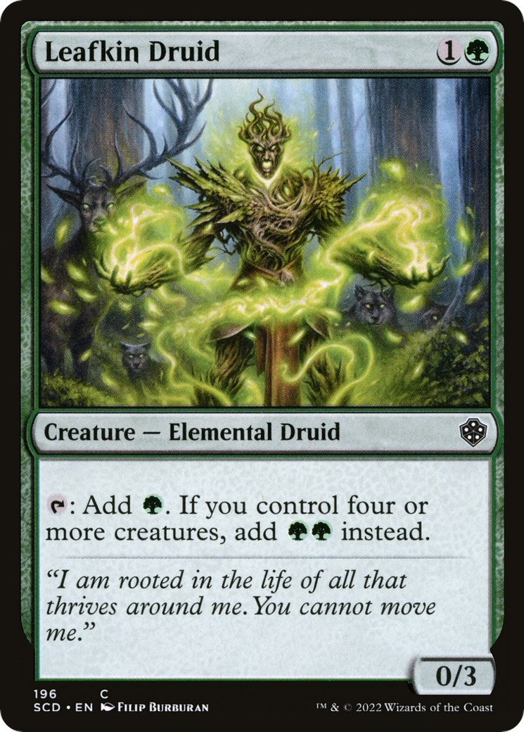 Image for Leafkin Druid (196) (SCD) - Magic: The Gathering