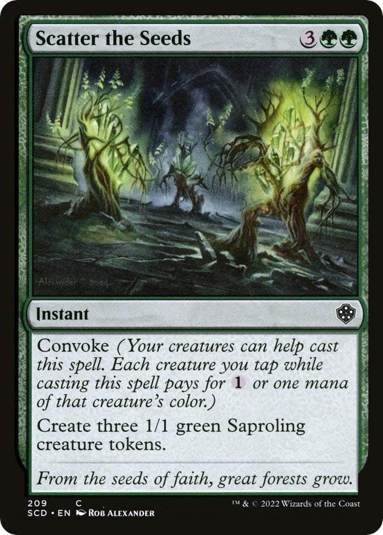 Image for Scatter the Seeds (209) (SCD) - Magic: The Gathering