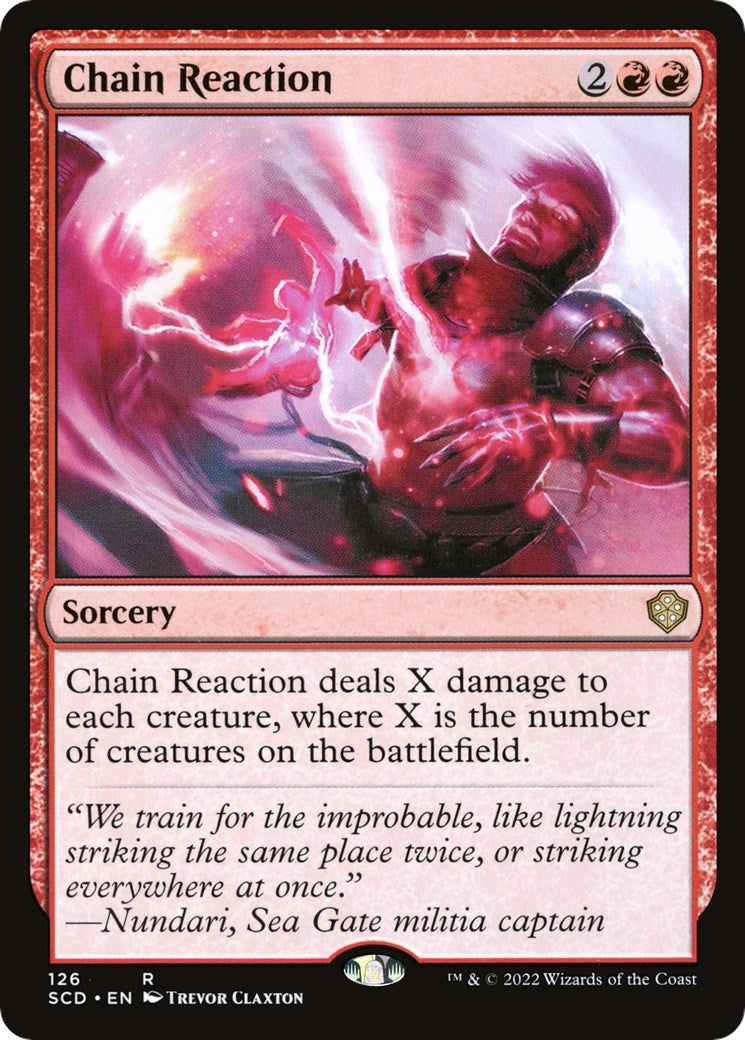 Image for Chain Reaction (126) (SCD) - Magic: The Gathering
