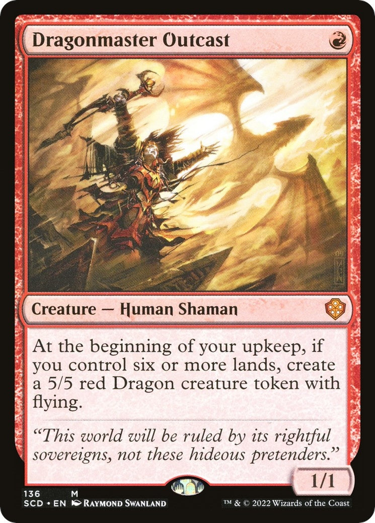 Image for Dragonmaster Outcast (136) (SCD) - Magic: The Gathering