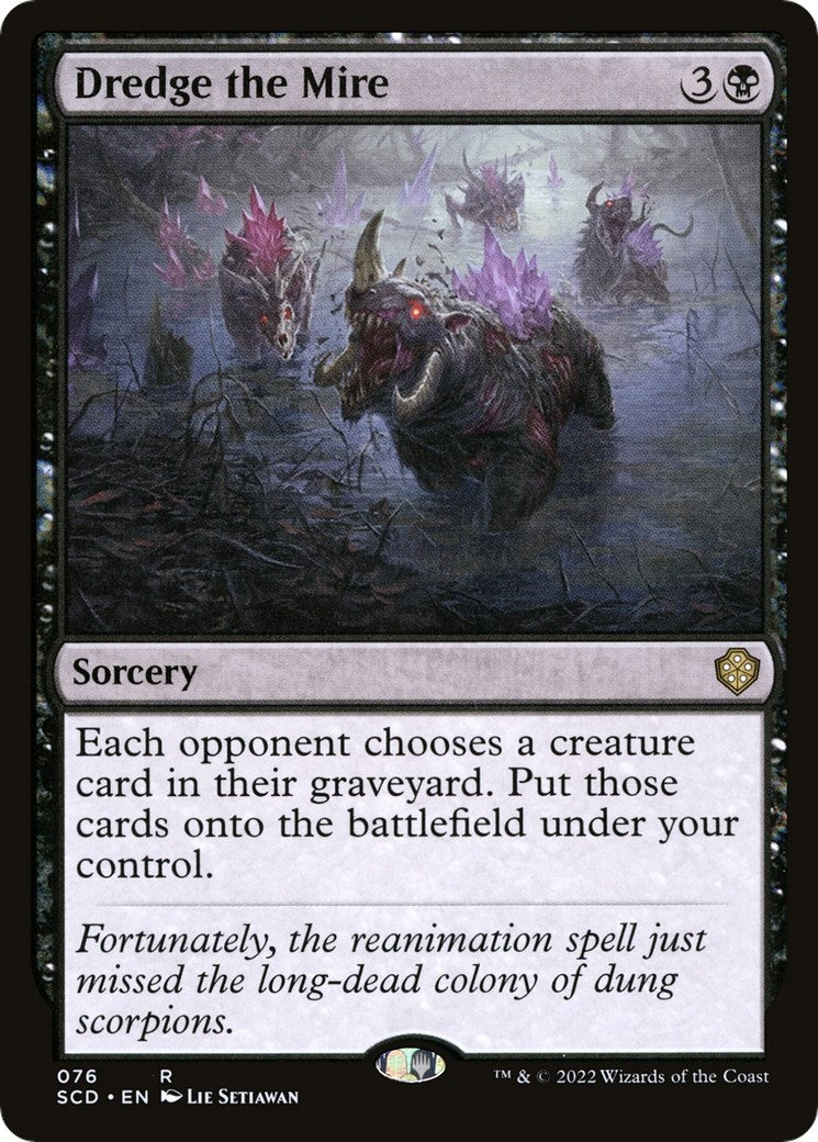 Image for Dredge the Mire (76) (SCD) - Magic: The Gathering