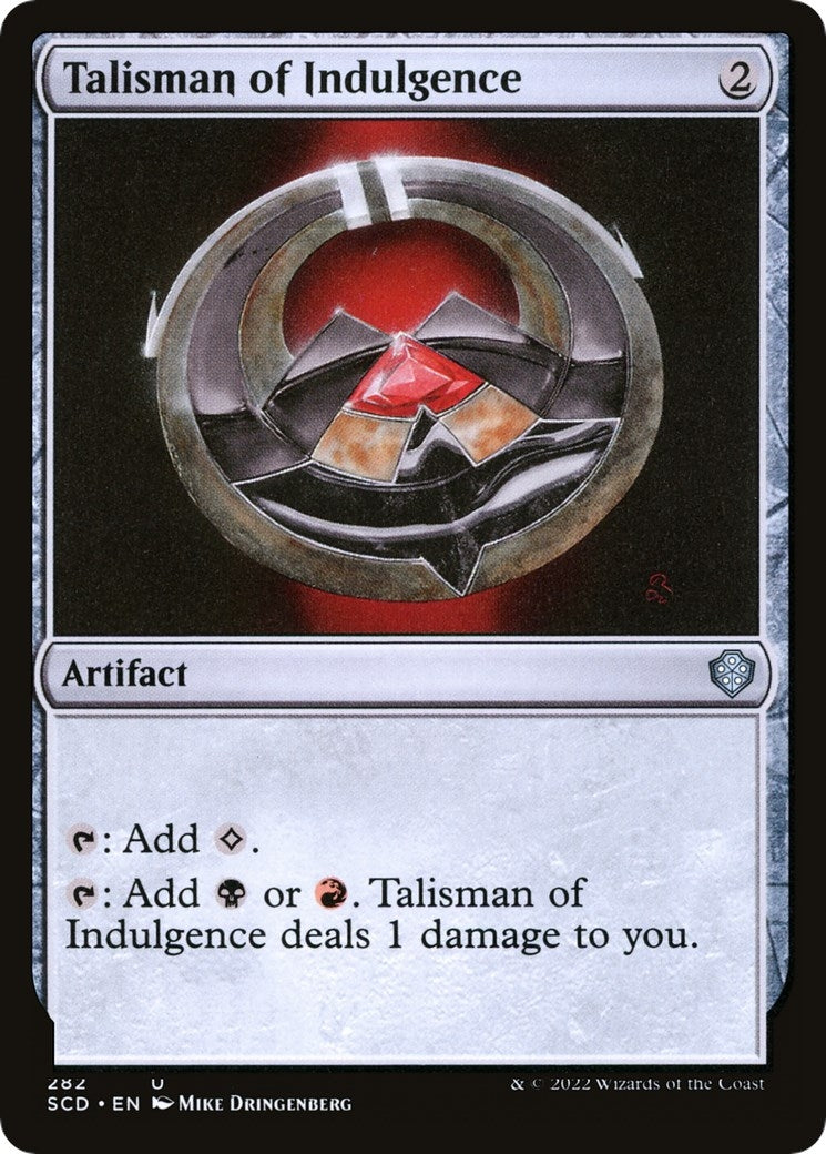 Image for Talisman of Indulgence (282) (SCD) - Magic: The Gathering