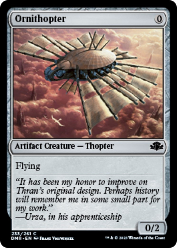 Image for Ornithopter (233) (DMR) - Magic: The Gathering