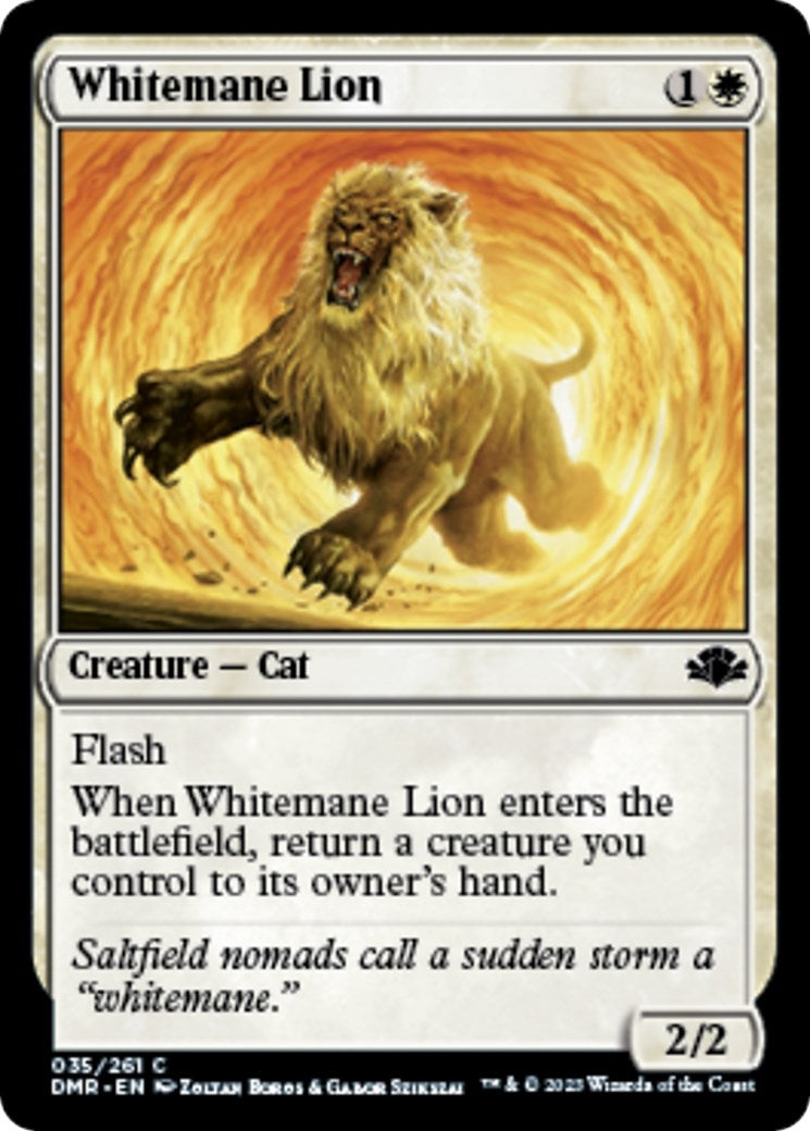 Image for Whitemane Lion (35) (DMR) - Magic: The Gathering