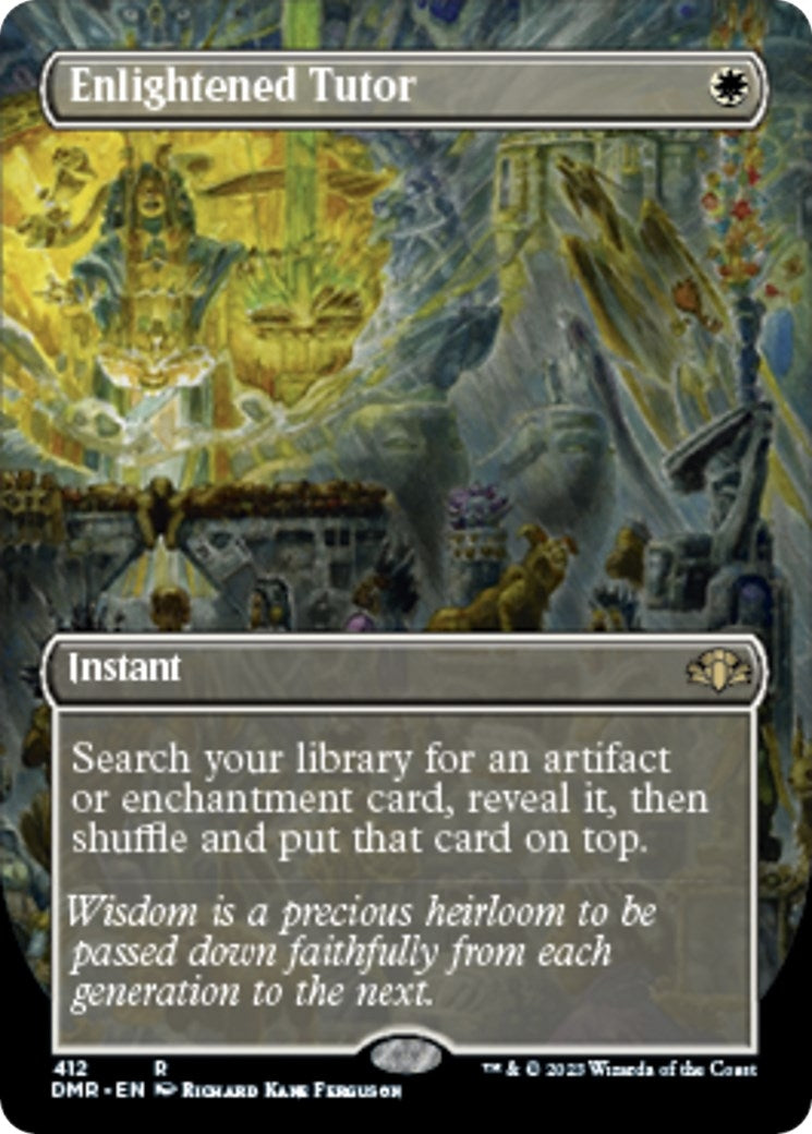 Image for Enlightened Tutor (Borderless) (412) (DMR) - Magic: The Gathering