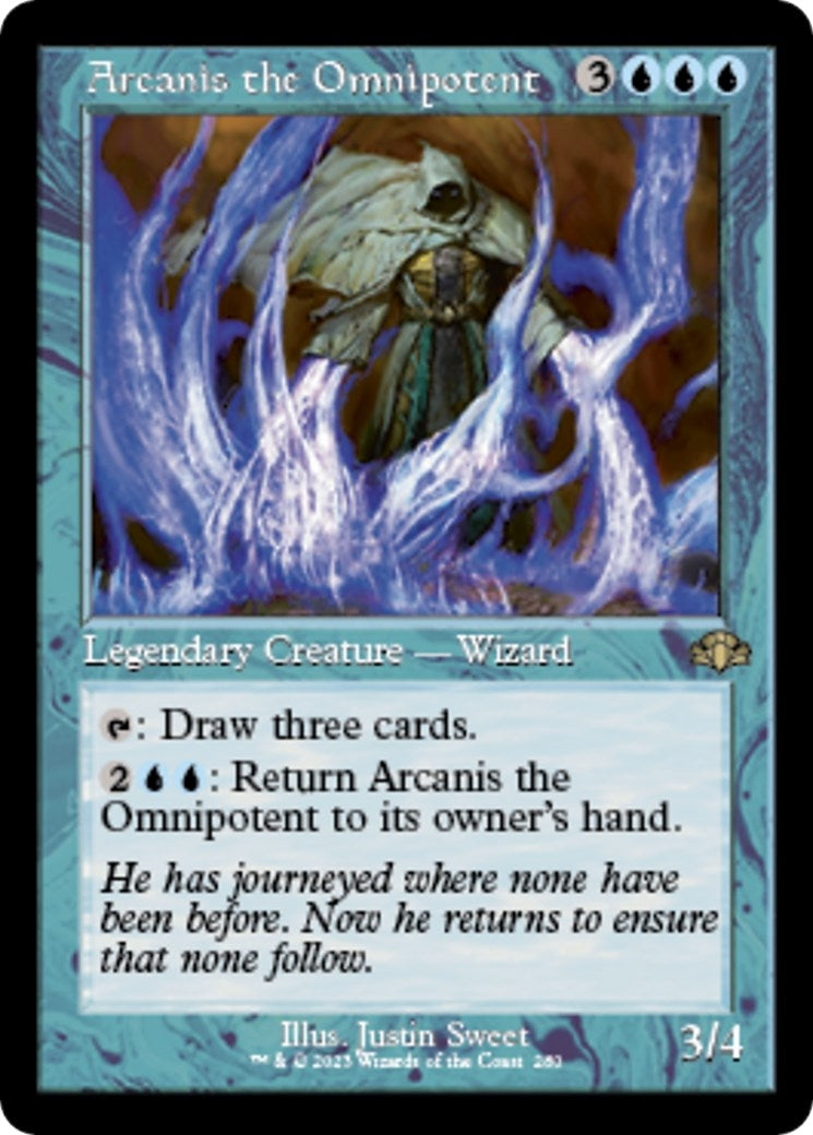 Image for Arcanis the Omnipotent (Retro Frame) (280) (DMR) - Magic: The Gathering