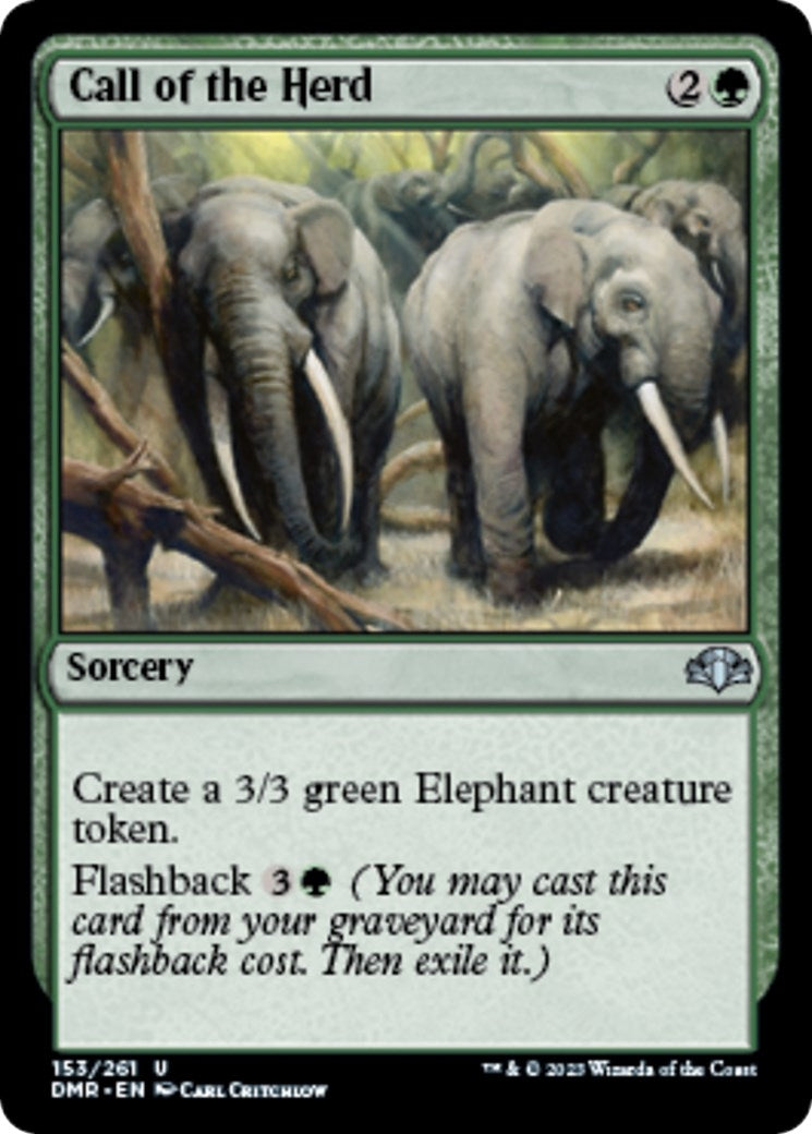 Image for Call of the Herd (153) (DMR) - Magic: The Gathering
