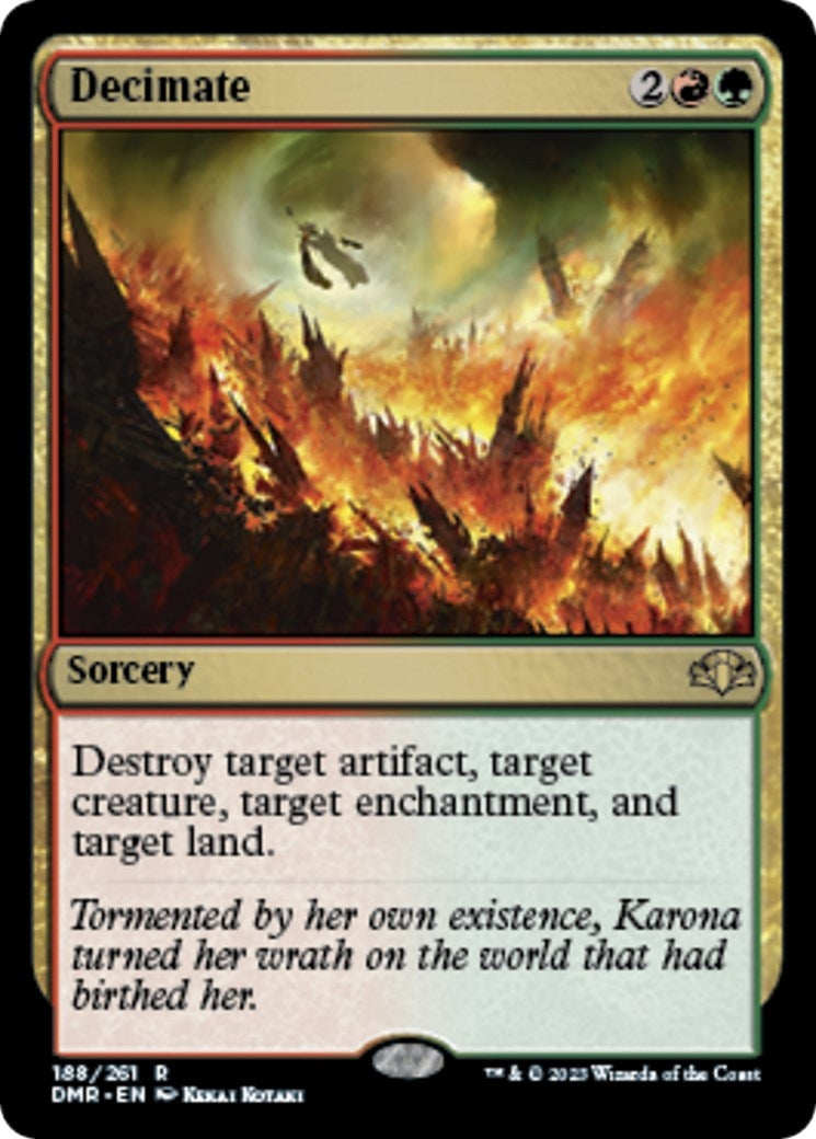 Image for Decimate (188) (DMR) - Magic: The Gathering