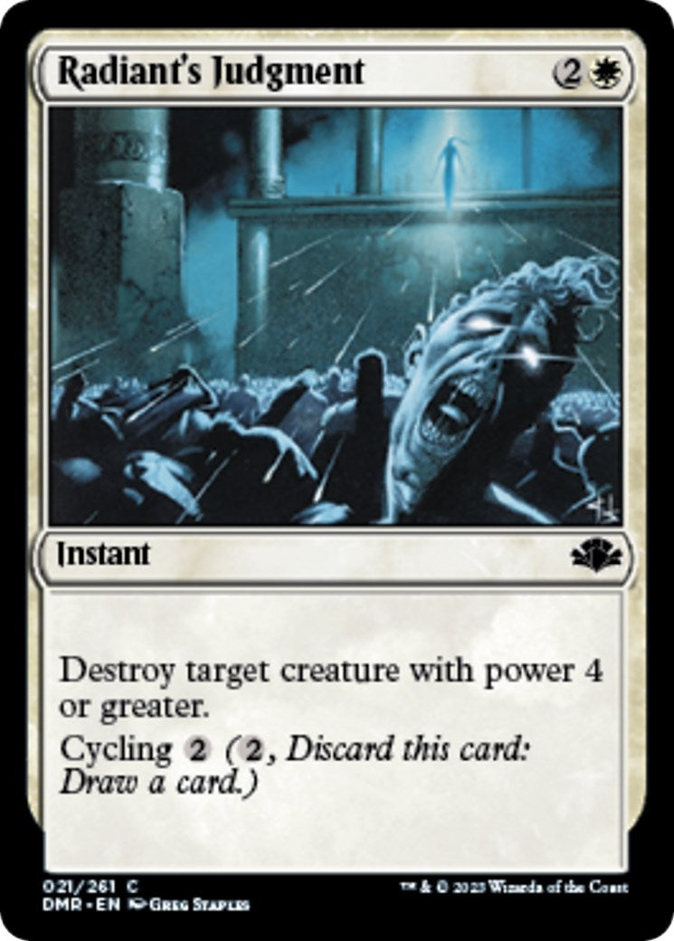 Image for Radiant's Judgment (21) (DMR) - Magic: The Gathering