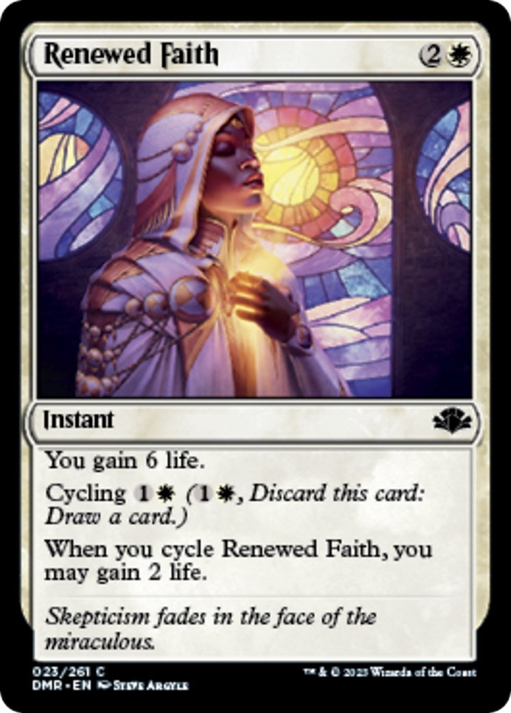 Image for Renewed Faith (23) (DMR) - Magic: The Gathering