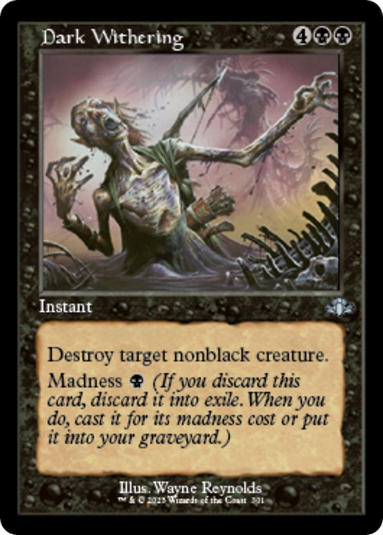 Image for Dark Withering (Retro Frame) (301) (DMR) - Magic: The Gathering