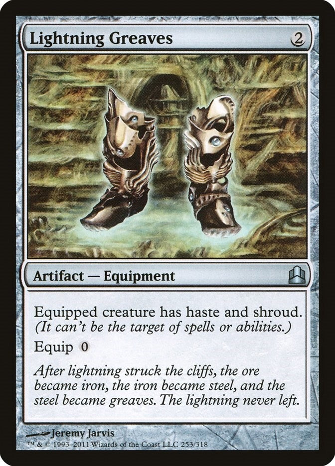 Lightning Greaves (253) (CMD) Japanese