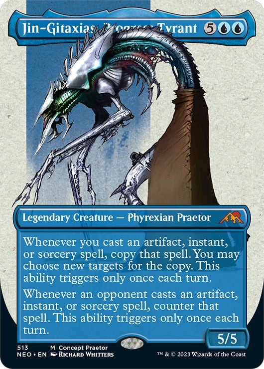 Image for Jin-Gitaxias, Progress Tyrant (Concept Praetor) (513) (ONE) - Magic: The Gathering