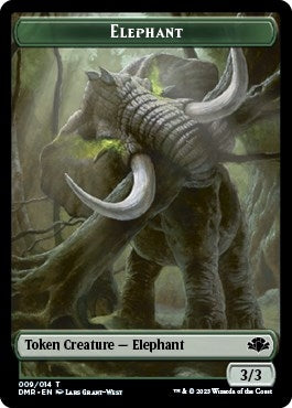 Image for Elephant // Griffin Double-Sided Token (9 // 2) (DMR) - Magic: The Gathering