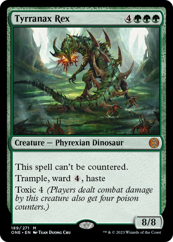 Image for Tyrranax Rex (189) (ONE) - Magic: The Gathering