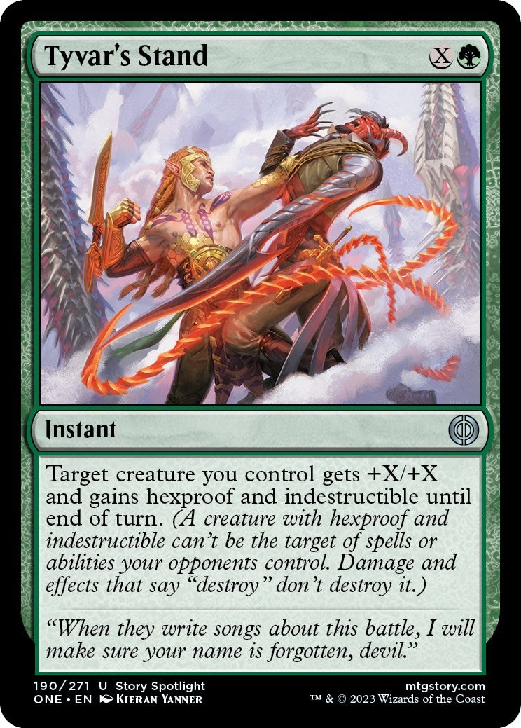 Image for Tyvar's Stand (190) (ONE) - Magic: The Gathering