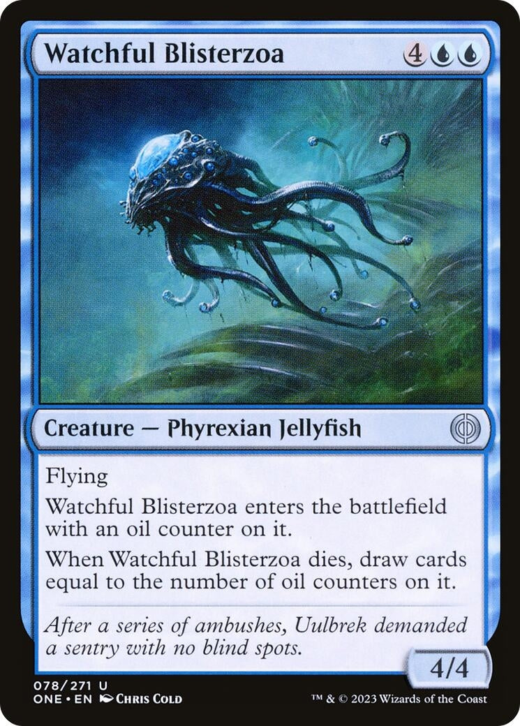 Image for Watchful Blisterzoa (78) (ONE) - Magic: The Gathering