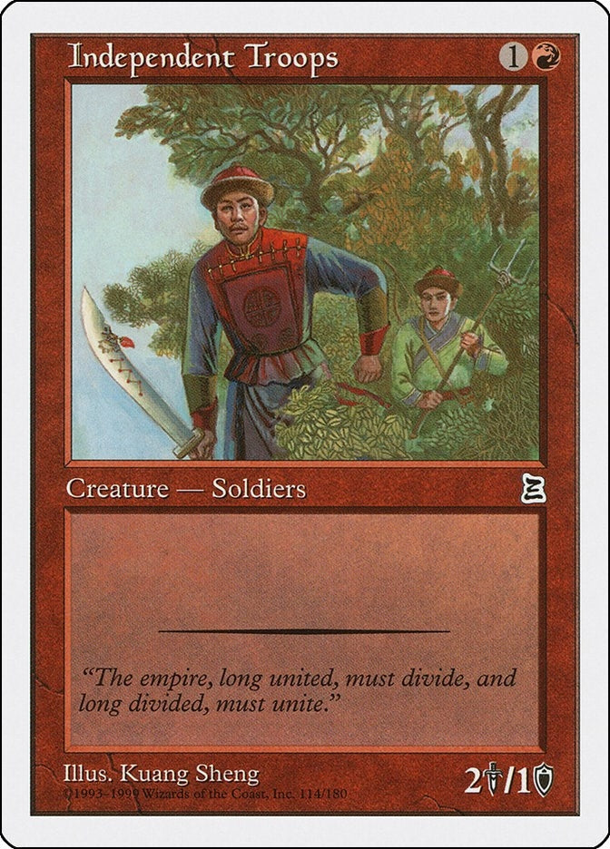 Independent Troops (114) (PTK) Japanese