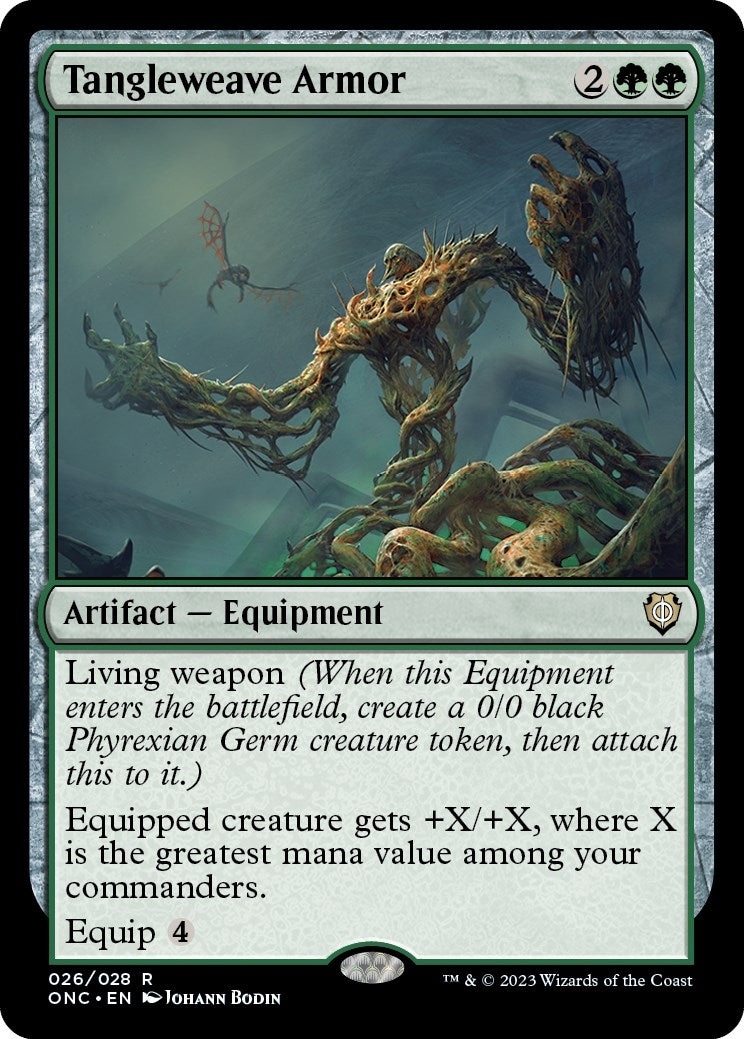 Image for Tangleweave Armor (26) (ONC) - Magic: The Gathering