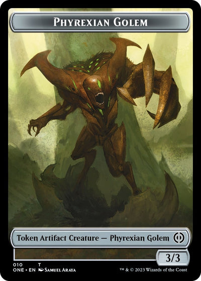 Phyrexian Golem Token (10) (ONE)