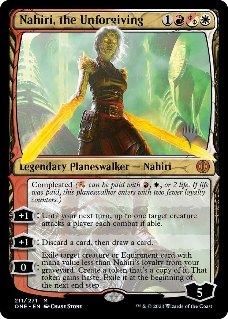 Image for Nahiri, the Unforgiving (211) (PPONE) - Magic: The Gathering