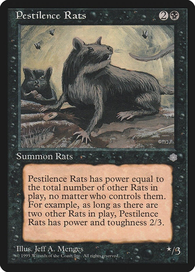 Image for Pestilence Rats (ICE) - Magic: The Gathering