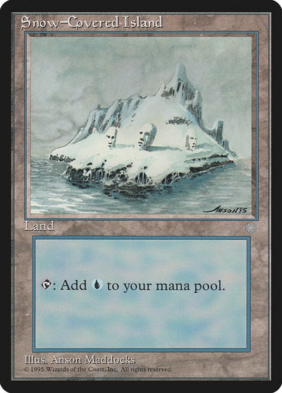 Snow-Covered Island (348) (ICE) French
