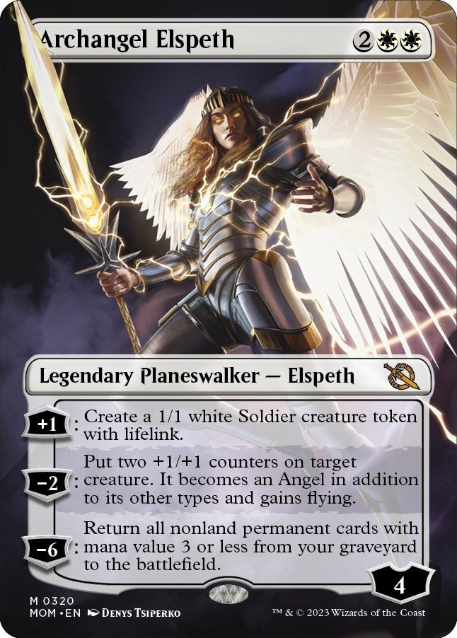 Image for Archangel Elspeth (Borderless) (320) (MOM) - Magic: The Gathering