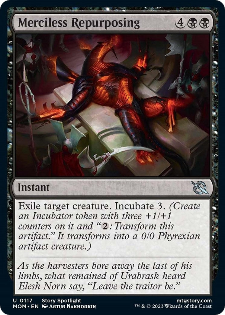 Image for Merciless Repurposing (117) (MOM) - Magic: The Gathering