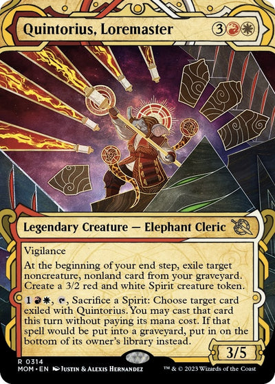 Quintorius, Loremaster (Showcase) (314) (MOM)