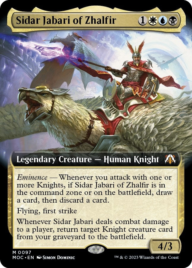 Sidar Jabari of Zhalfir (Extended Art) (97) (MOC) Japanese