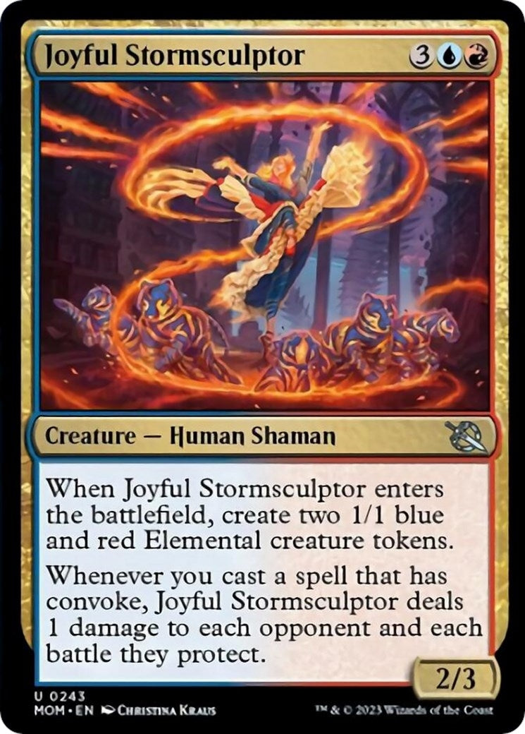 Image for Joyful Stormsculptor (243) (MOM) - Magic: The Gathering