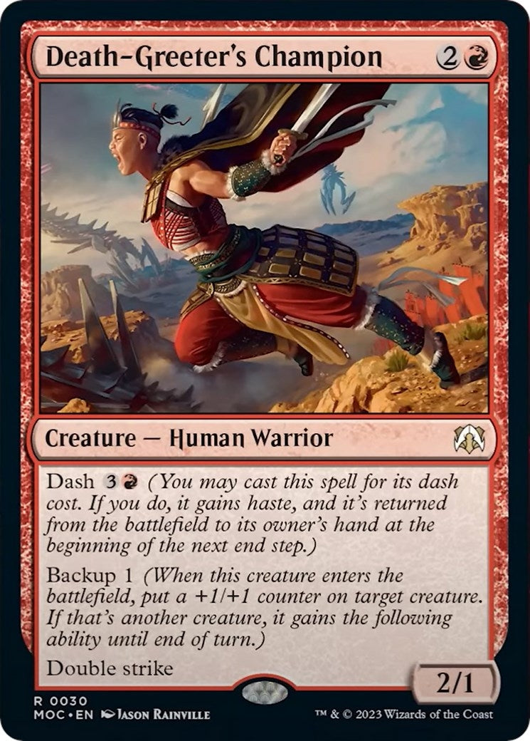 Image for Death-Greeter's Champion (30) (MOC) - Magic: The Gathering