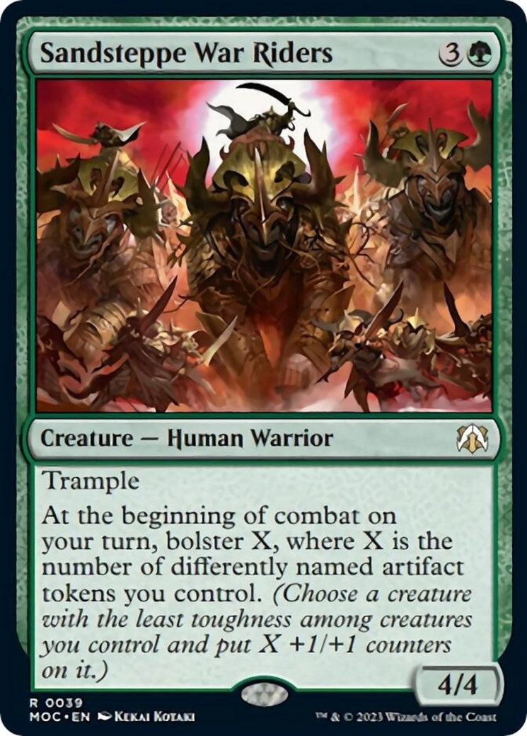 Image for Sandsteppe War Riders (39) (MOC) - Magic: The Gathering