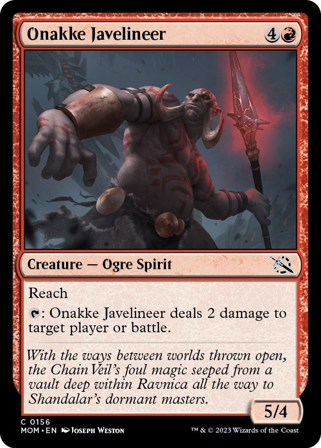 Onakke Javelineer (156) (MOM)