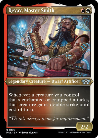 Reyav, Master Smith (Foil Etched) (122) (MUL)