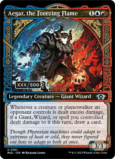 Aegar, the Freezing Flame (Serial Numbered) (161) (MUL)