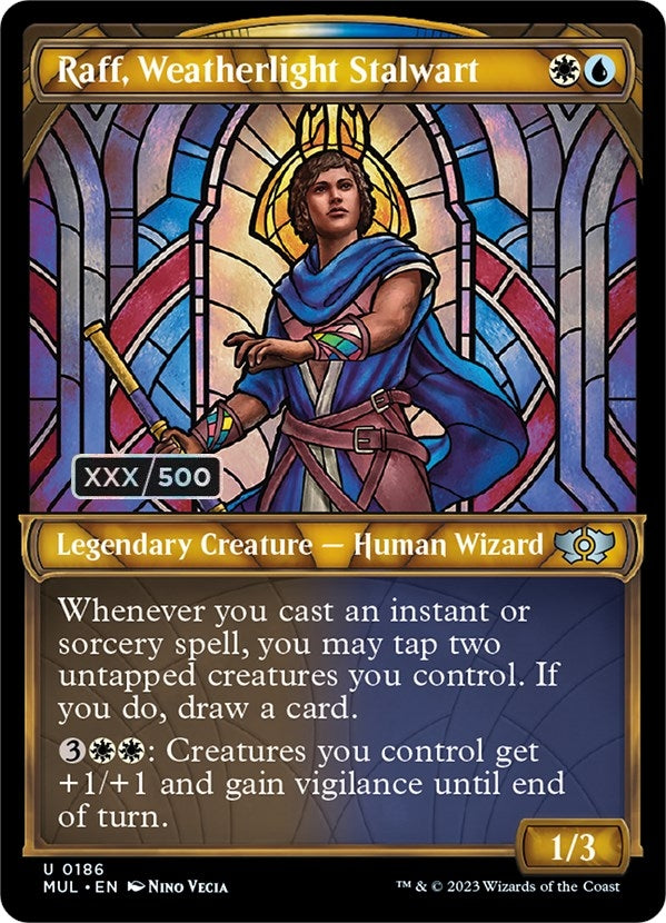 Image for Raff, Weatherlight Stalwart (Serial Numbered) (186) (MUL) - Magic: The Gathering