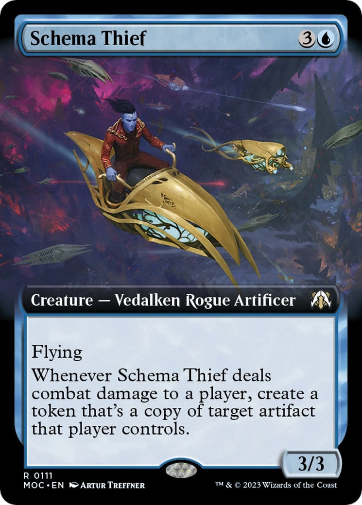 Image for Schema Thief (Extended Art) (111) (MOC) - Magic: The Gathering