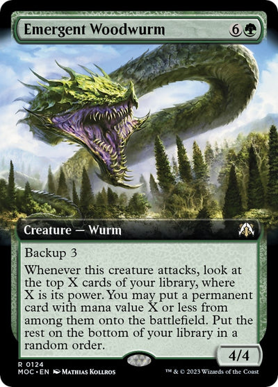 Emergent Woodwurm (Extended Art) (124) (MOC)