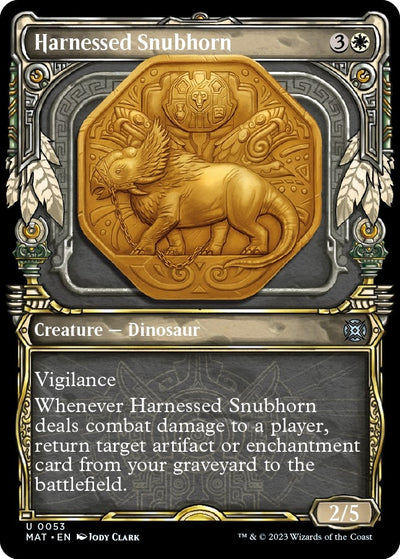 Harnessed Snubhorn (Showcase) (53) (MAT)