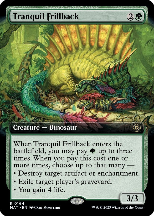 Image for Tranquil Frillback (Extended Art) (164) (MAT) - Magic: The Gathering