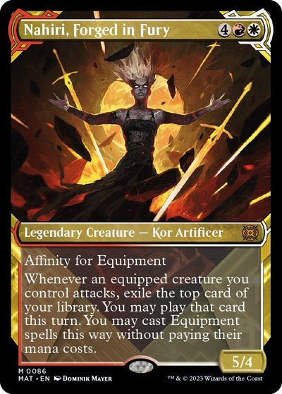 Nahiri, Forged in Fury (Showcase) (86) (MAT) Japanese