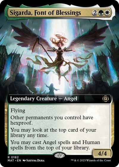 Sigarda, Font of Blessings (Extended Art) (182) (MAT)