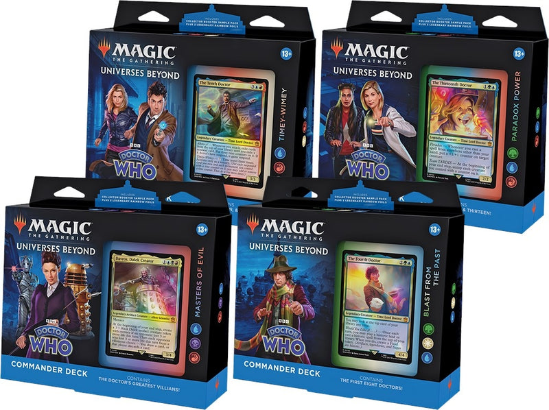 Image for Universes Beyond: Doctor Who - Commander Deck Display - Magic: The Gathering