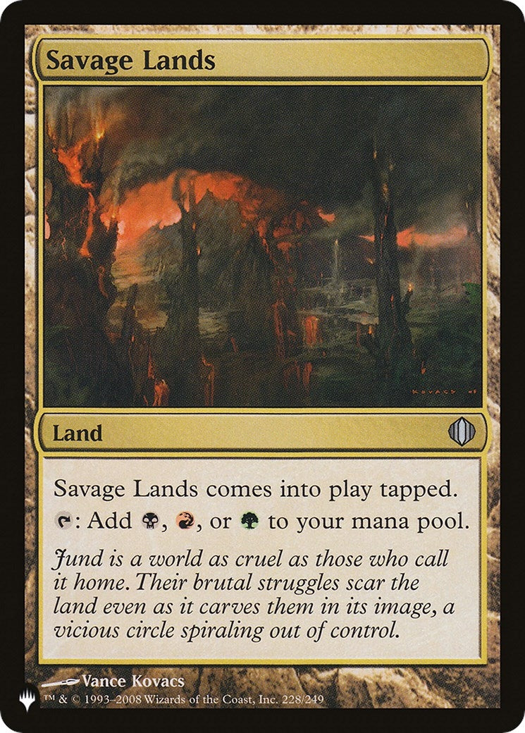 Savage Lands (228) (LIST)