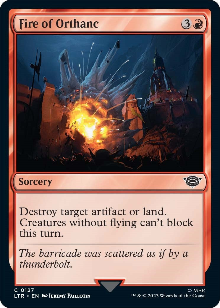 Fire of Orthanc (127) (LTR) Japanese