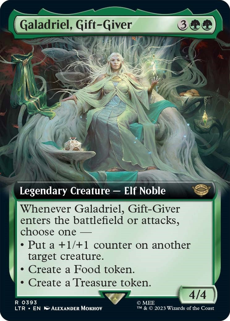 Image for Galadriel, Gift-Giver (Extended Art) (393) (LTR) - Magic: The Gathering
