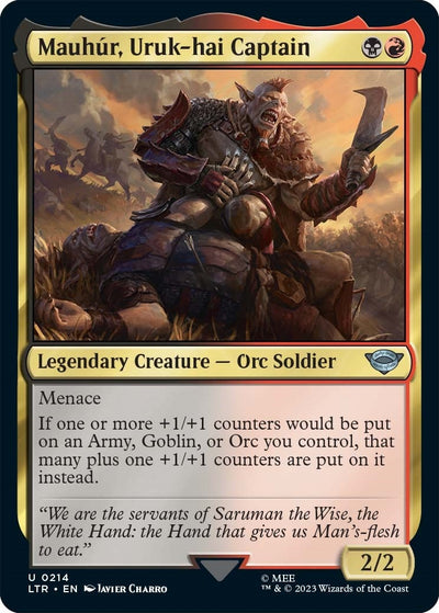 Mauhur, Uruk-hai Captain (214) (LTR) Japanese